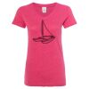 Women’s Glitter V-Neck T-Shirt Thumbnail
