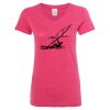 Women’s Glitter V-Neck T-Shirt Thumbnail