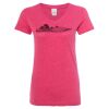 Women’s Glitter V-Neck T-Shirt Thumbnail