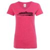 Women’s Glitter V-Neck T-Shirt Thumbnail
