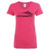 Women’s Glitter V-Neck T-Shirt Thumbnail