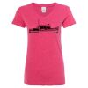 Women’s Glitter V-Neck T-Shirt Thumbnail