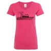 Women’s Glitter V-Neck T-Shirt Thumbnail