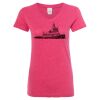 Women’s Glitter V-Neck T-Shirt Thumbnail