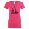 Women’s Glitter V-Neck T-Shirt Thumbnail
