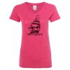 Women’s Glitter V-Neck T-Shirt Thumbnail