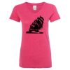 Women’s Glitter V-Neck T-Shirt Thumbnail