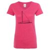Women’s Glitter V-Neck T-Shirt Thumbnail