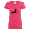 Women’s Glitter V-Neck T-Shirt Thumbnail