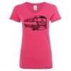 Women’s Glitter V-Neck T-Shirt Thumbnail