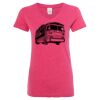 Women’s Glitter V-Neck T-Shirt Thumbnail