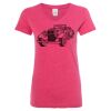 Women’s Glitter V-Neck T-Shirt Thumbnail