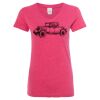 Women’s Glitter V-Neck T-Shirt Thumbnail