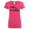 Women’s Glitter V-Neck T-Shirt Thumbnail