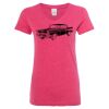 Women’s Glitter V-Neck T-Shirt Thumbnail