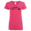 Women’s Glitter V-Neck T-Shirt Thumbnail