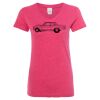 Women’s Glitter V-Neck T-Shirt Thumbnail