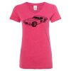 Women’s Glitter V-Neck T-Shirt Thumbnail