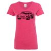 Women’s Glitter V-Neck T-Shirt Thumbnail