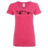 Women’s Glitter V-Neck T-Shirt Thumbnail