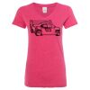 Women’s Glitter V-Neck T-Shirt Thumbnail
