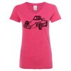 Women’s Glitter V-Neck T-Shirt Thumbnail