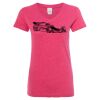 Women’s Glitter V-Neck T-Shirt Thumbnail