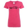 Women’s Glitter V-Neck T-Shirt Thumbnail