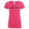 Women’s Glitter V-Neck T-Shirt Thumbnail