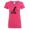 Women’s Glitter V-Neck T-Shirt Thumbnail
