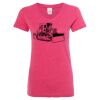 Women’s Glitter V-Neck T-Shirt Thumbnail