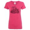 Women’s Glitter V-Neck T-Shirt Thumbnail