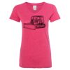 Women’s Glitter V-Neck T-Shirt Thumbnail