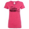 Women’s Glitter V-Neck T-Shirt Thumbnail
