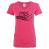 Women’s Glitter V-Neck T-Shirt Thumbnail