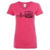 Women’s Glitter V-Neck T-Shirt Thumbnail