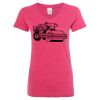 Women’s Glitter V-Neck T-Shirt Thumbnail