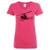 Women’s Glitter V-Neck T-Shirt Thumbnail
