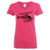 Women’s Glitter V-Neck T-Shirt Thumbnail