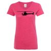 Women’s Glitter V-Neck T-Shirt Thumbnail