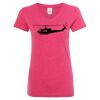 Women’s Glitter V-Neck T-Shirt Thumbnail