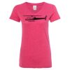 Women’s Glitter V-Neck T-Shirt Thumbnail