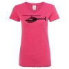 Women’s Glitter V-Neck T-Shirt Thumbnail