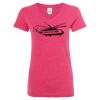 Women’s Glitter V-Neck T-Shirt Thumbnail