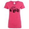 Women’s Glitter V-Neck T-Shirt Thumbnail