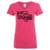 Women’s Glitter V-Neck T-Shirt Thumbnail