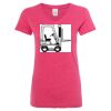 Women’s Glitter V-Neck T-Shirt Thumbnail