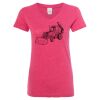 Women’s Glitter V-Neck T-Shirt Thumbnail