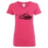 Women’s Glitter V-Neck T-Shirt Thumbnail