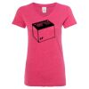 Women’s Glitter V-Neck T-Shirt Thumbnail